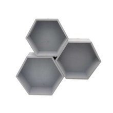 Pólki hexagon 3w1 Szare z pleckami