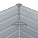   Donica do podniesionej rabaty, 100x100x45 cm, stal, antracytowa
