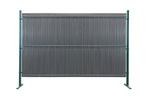 Listwa ogrodzeniowa pionowa szeroka 123x8 RD03 szary