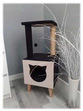 Drapak dla kota CZARNY nogi BUK