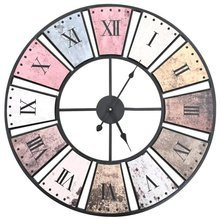 Zegar ścienny vintage z mechanizmem kwarcowym, 60 cm, XXL
