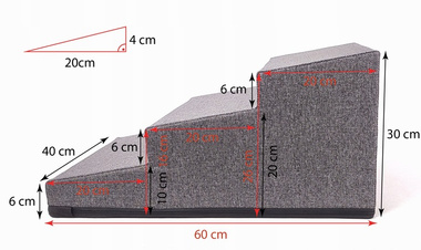 Schody dla psa - pochylnia 30 cm