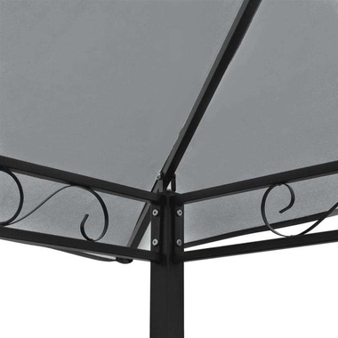   Zadaszenie ogrodowe ze stołem i ławkami, 2,5x1,5x2,4m, antracyt
