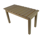 Ławka bez oparcia z drewna osikowego mała do sauny 765 x 450 x 360 mm