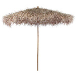   Parasol bambusowy z pokryciem z liści bananowca, 210 cm