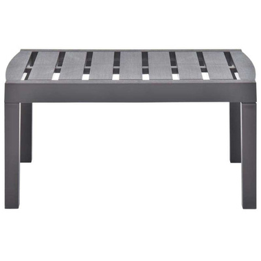   Stolik kawowy, mokka, 78x55x38 cm, plastikowy