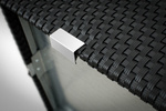 Donica ogrodowa technorattanowa 130x40x45 Krem RD18