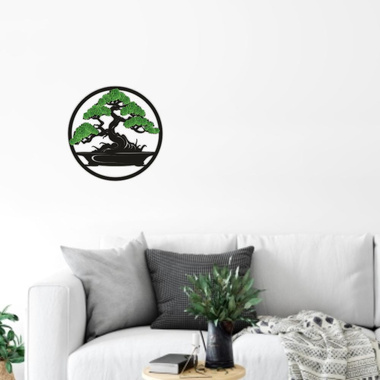 Drzewo Bonsai III– ekologiczny obraz z mchem