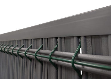Listwy ogrodzeniowe pionowe szerokie 123 X 250 RD12 zielona