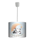 Lampa wisząca mała - Cute Panda (niebieska)