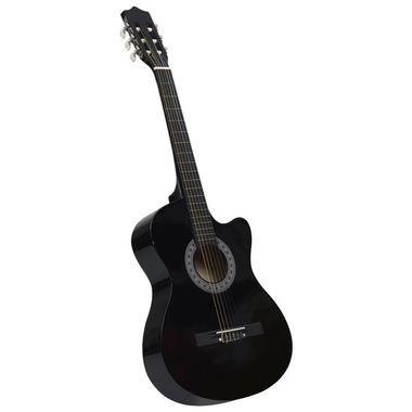   12-cz. zestaw z gitarą akustyczną z wycięciem, 6 strun, 38"