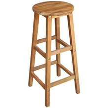 Stołki barowe, 2 szt., lite drewno akacjowe