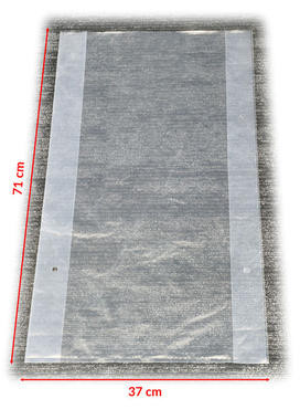 Mocne worki foliowe do pelletu 37x71 cm, 0,06 mm – pakiet 200 sztuk
