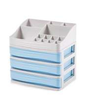 ORGANIZER NA KOSMETYKI Z SZUFLADAMI, BLUE