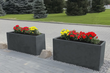 Donica ogrodowa metalowa150x40x70 RAL7016 antracyt