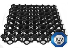 Kratka trawnikowa, czarna 50cm x 50cm x 4cm