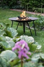 PALENISKO OGRODOWE NA OGNISKO KOSZ DO GRILLA 56cm CZARNY