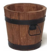 Drewniana donica 9 litrów kolor orzech