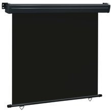  Markiza boczna na balkon, 160 x 250 cm, czarna