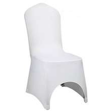 POKROWIEC NA KRZESŁO BIAŁY