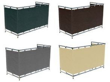 Osłona balkonowa zielona 0,8m x 7m. 