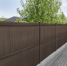 Osłona podwyższająca do paneli 3D pasująca do wysokości 123, 153 x 250 RD01 jasny brąz