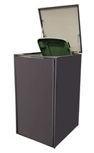 Obudowa kosza na śmieci 1 segmentowa