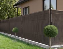 Listwy ogrodzeniowe pionowe szerokie 153 x 250  RD01 jasny brąz