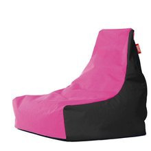 FOTEL SIT w kolorze czarno-różowym szer. 110cm X wys. 90cm X gł.90cm