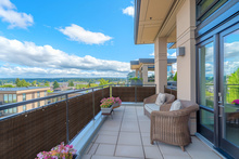 Osłona balkonowa na wymiar. Mata rattanowa dwustronna oczkowana ciemny brąz RD02