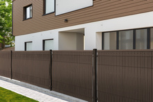 Listwy ogrodzeniowe pionowe szerokie 173X250  RD01 jasny brąz