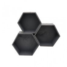 Pólki hexagon 3w1 CZARNE z pleckami