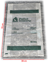 Mocne worki foliowe do pelletu 38x70 cm, 0,06 mm – pakiet 200 sztuk
