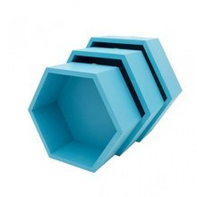 Pólki hexagon 3w1 Wody Oceanu z pleckami