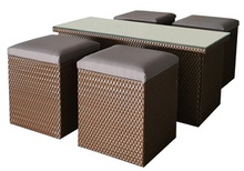 MEBLE OGRODOWE NA TARAS BALKON RD 04 CZARNY