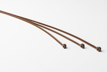 Opaski zaciskowe 2,5 mm x 200 mm kolor brązowy (100 szt)