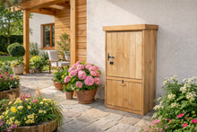 Drewniana Skrzynia Ogrodowa 67×44×124 cm