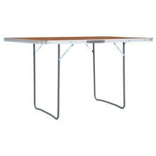   Składany stolik turystyczny, aluminiowy, 180 x 60 cm