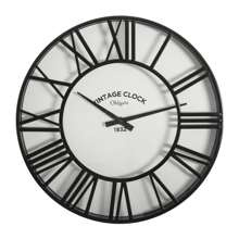 Zegar ścienny Mavis Black 35 cm