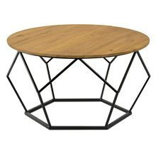 Stolik kawowy OakLoft 70 cm Oak czarny
