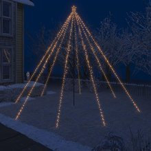   Choinka z lampek ułożonych w wodospad, 800 diod LED, 5 m