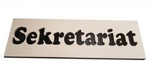 Tabliczka opisowa SEKRETARIAT