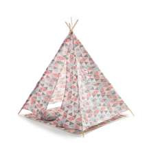 NAMIOT TIPI WIGWAM INDIAŃSKI RÓŻOWE TRÓJKĄTY
