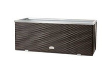 Donica ogrodowa technorattanowa 98x25x34 Zielony