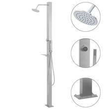   Prysznic ogrodowy ze stali nierdzewnej, prosty