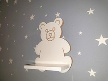 Półka uśmiechnięty Misio- biały