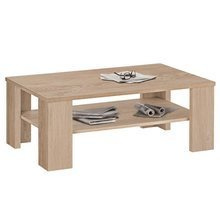 FMD Stolik kawowy z półką, kolor dębowy