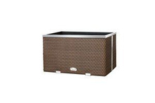 Donica ogrodowa technorattanowa 70x38x40 Krem