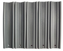 Listwa ogrodzeniowa pionowa 153x6 RD03 ciemny szary