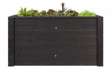 Skrzynia drewniana do roślin 1500 x790 mm lakier antracyt
